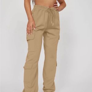 Women's Tan Cargo Pants